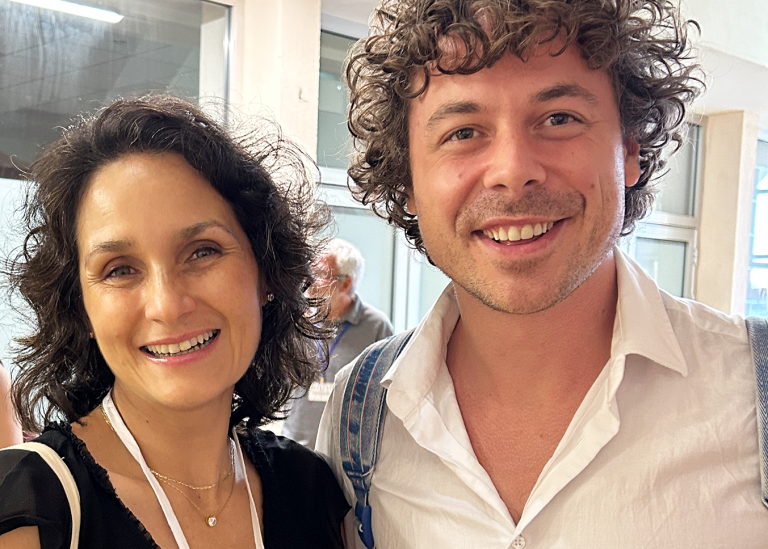 Paola Valero and Francesco Beccuti.