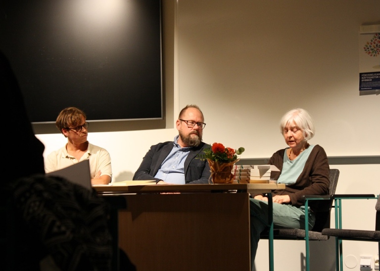 Deltagarna i panel tre