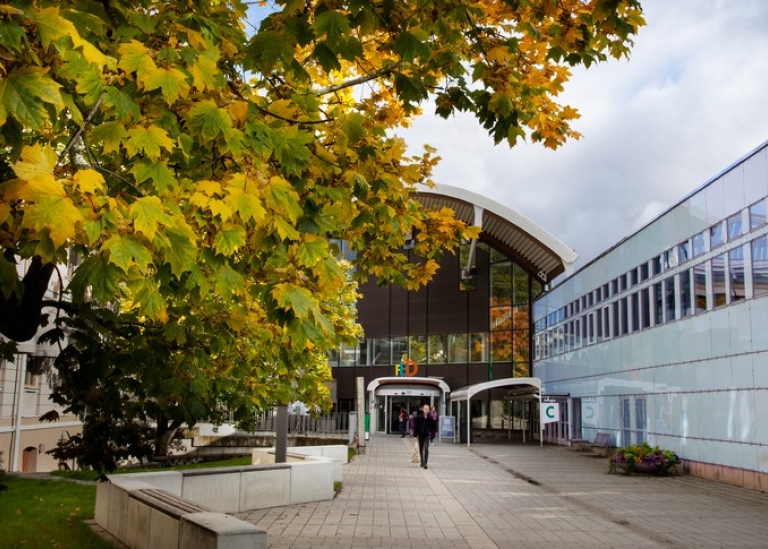 Södra huset vid campus Frescati