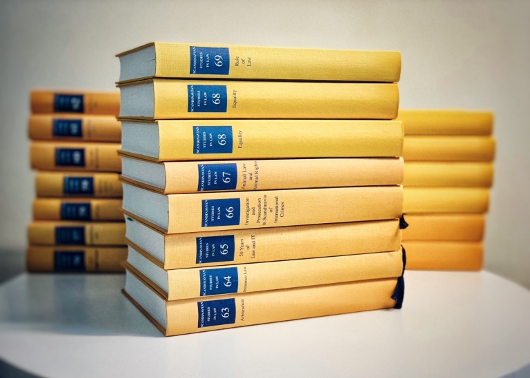 Volymes of Scandinavian Studies of Law