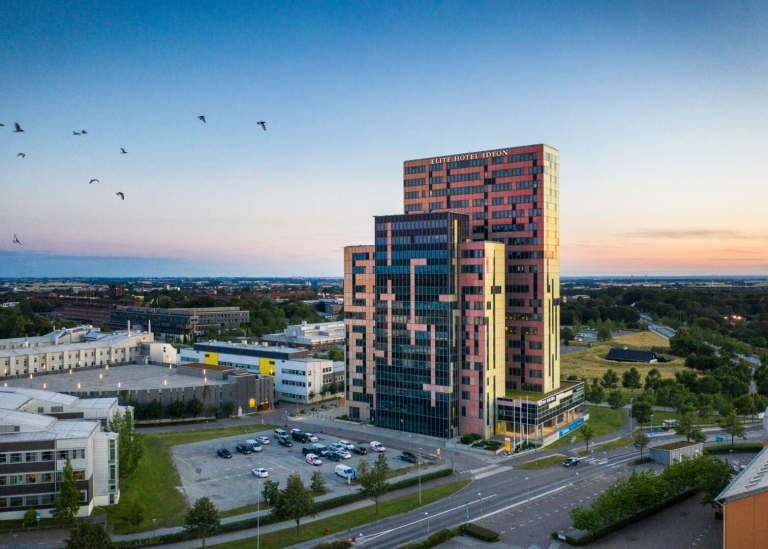 Vy över Ideon Science Park