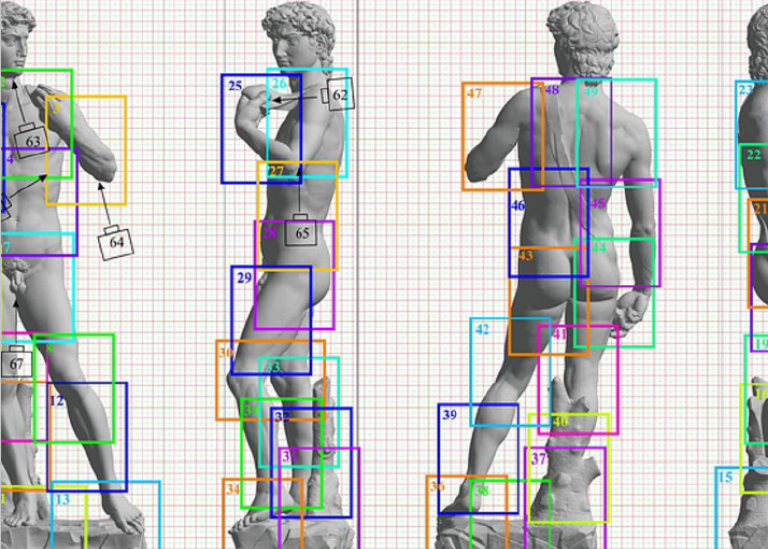 "Restoration of Michelangelo's David", Science Photo Library
