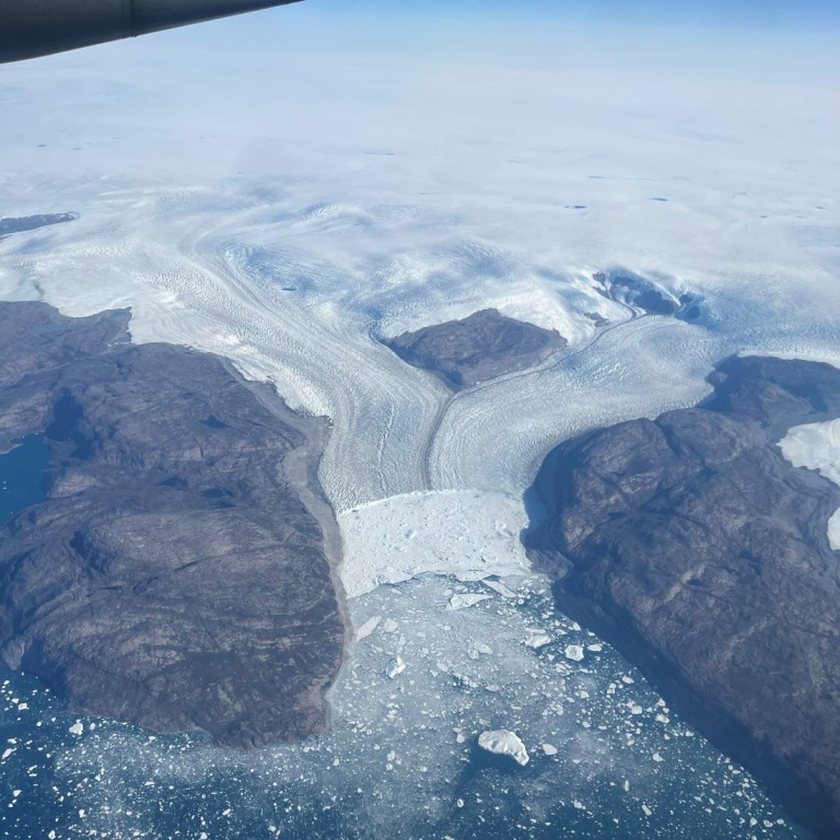Outlet glacier in west Greenland. Photo: Johan Nilsson/MISU/Stockholm University