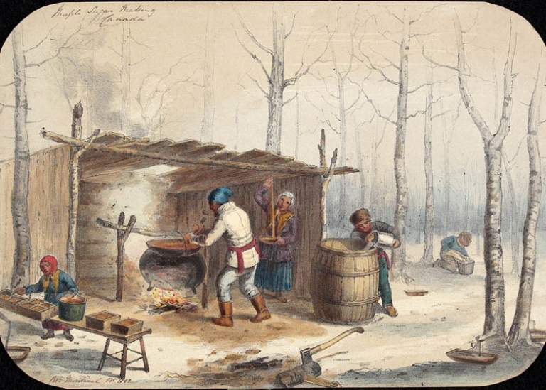 Sugar_Making_in_Canada,_1852._By_Cornelius_Krieghoff_(1815-1872).jpg