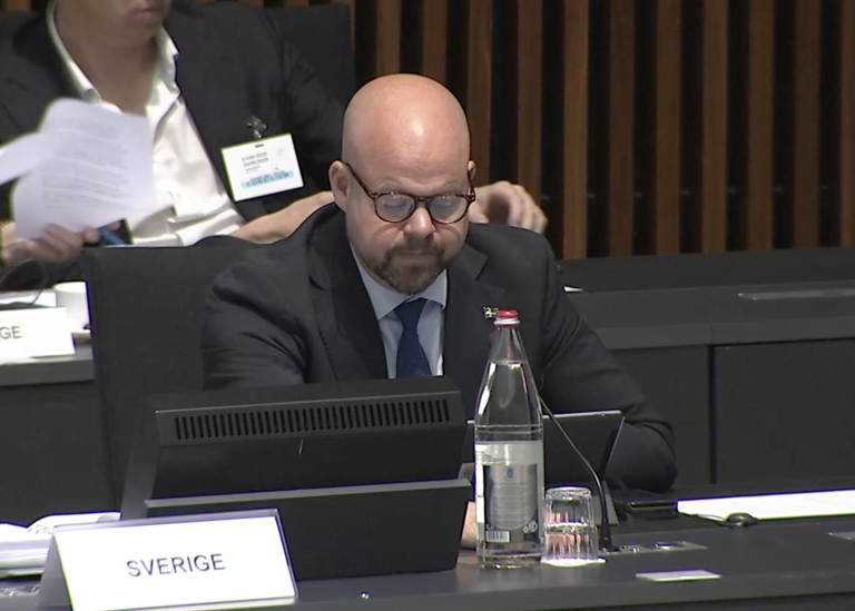 Peter Kullgren i EU:s ministerråd