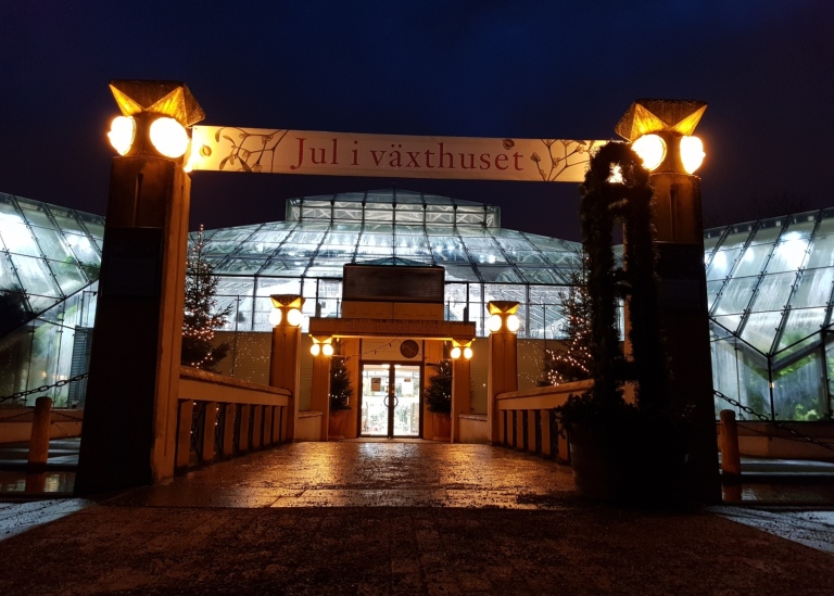 Julutställning i växthuset