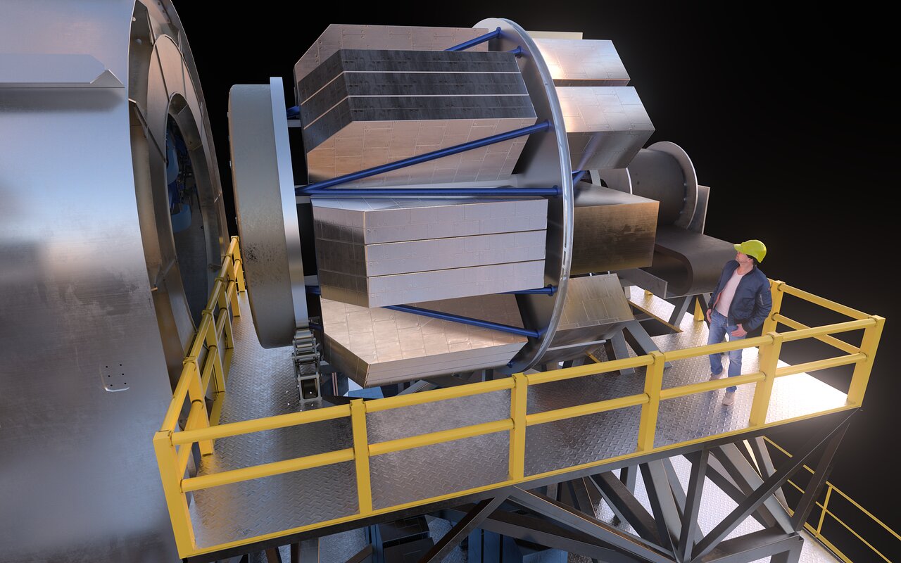 Artist's impression of MOSAIC at ELT