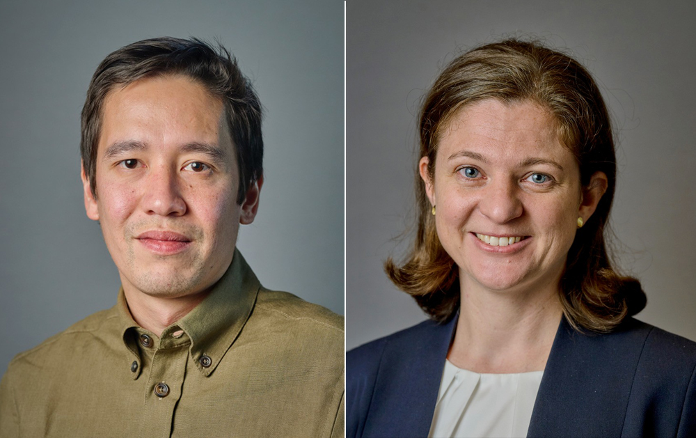 Porträttbilder av James Nguyen och Elisabeth Gruber Foto: KAW