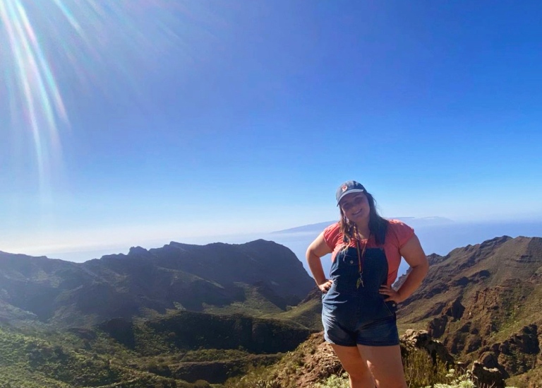 Vandring under VFU på Teneriffa.