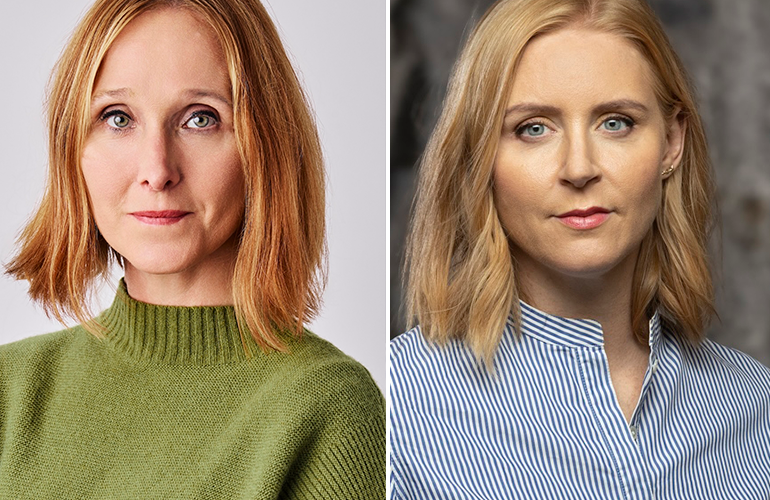 Maria-Therese Gustafsson and Lisa Dellmuth.