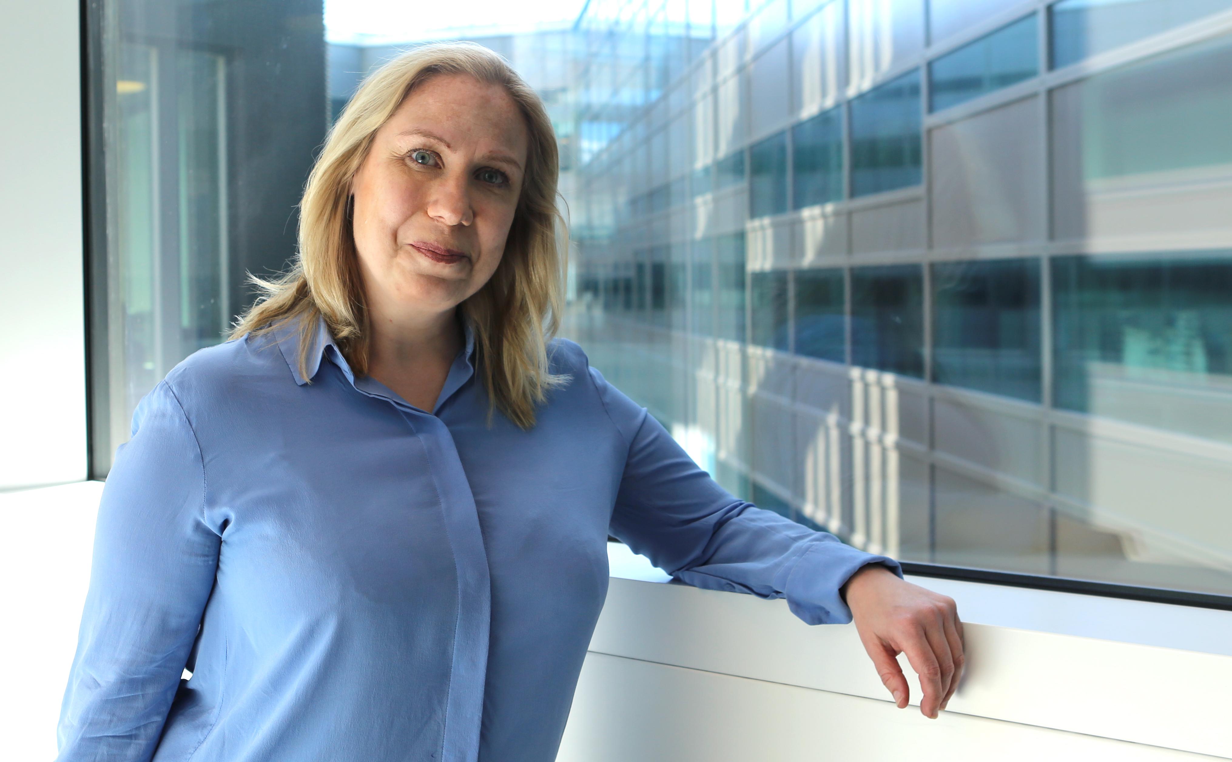 Porträttbild på Johanna Öberg, Institutionen för data- och systemvetenskap (DSV).
