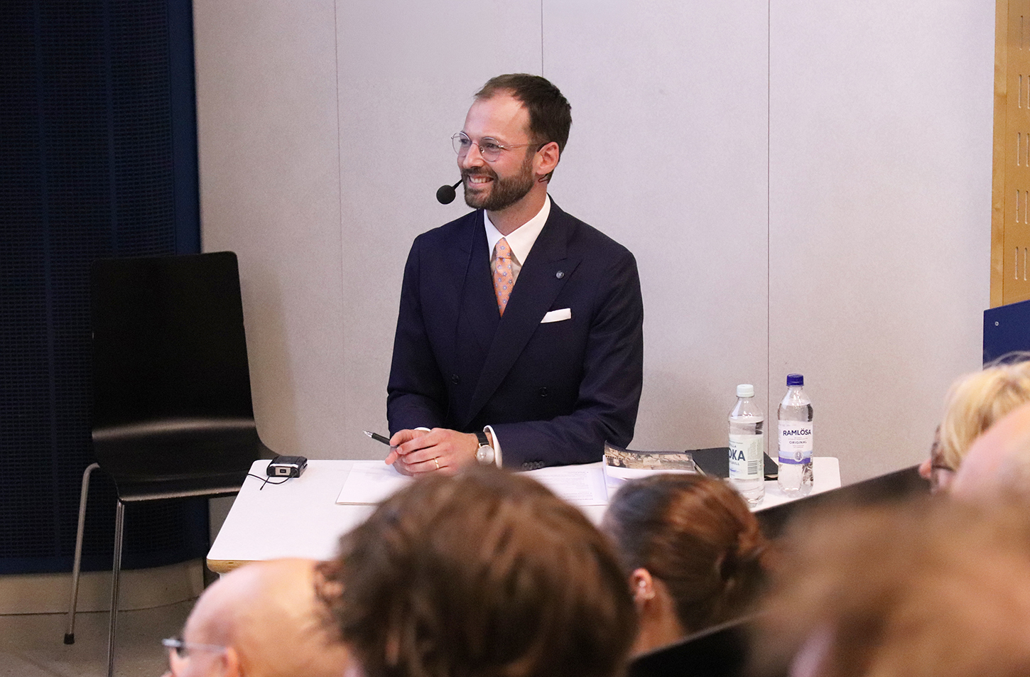 Mattias Folkestad at his defense.
