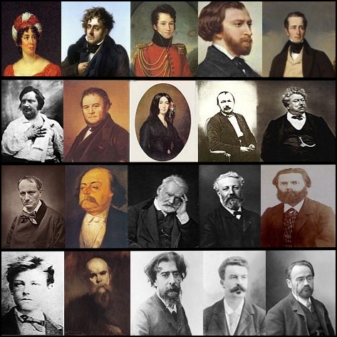 Mosaïque portraits - littérature française 19e siècle. Foto: PRA, CC BY 3.0 via Wikimedia Commons