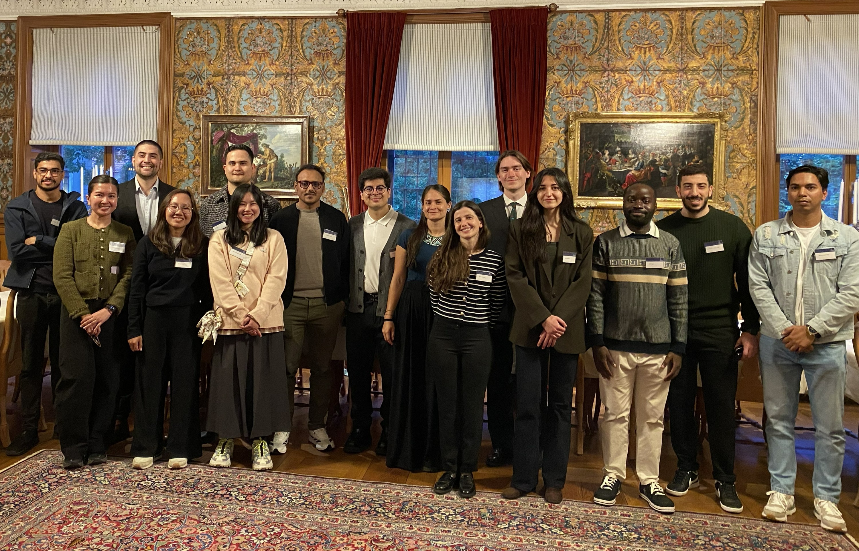 The SI scholarship holders at Scheffler Palace.