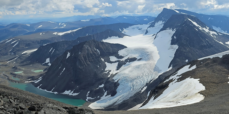 Kebnepakte glacier.