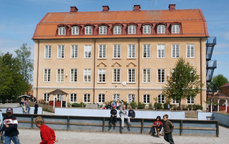 School yard.