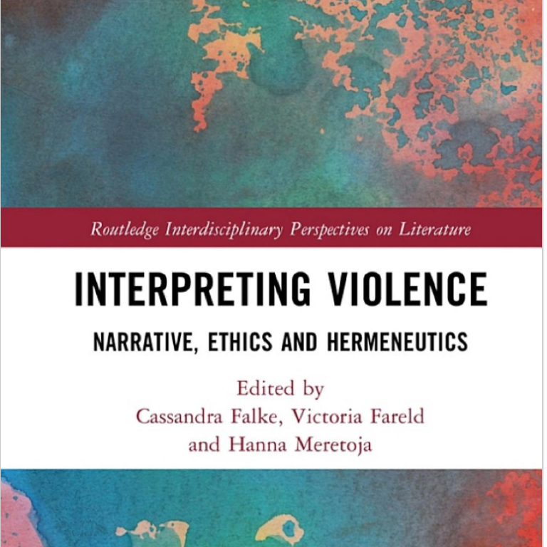 Detalj av omslaget av boken Interpreting Violence