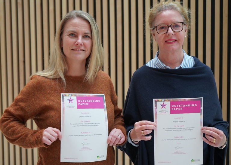 Birgitta Schwartz och Jessica Lindbergh