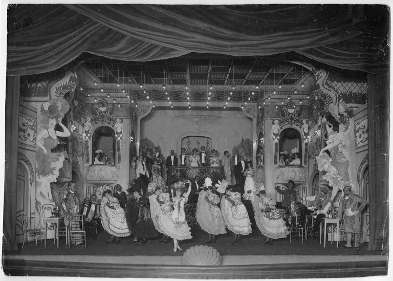 Pjäsen Glada Änkan på Oscarsteatern i Stockholm 1907