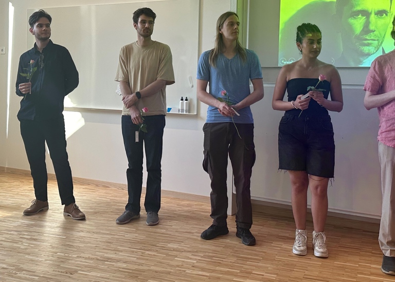 Masterstudenter i fysik vid Fysikum
