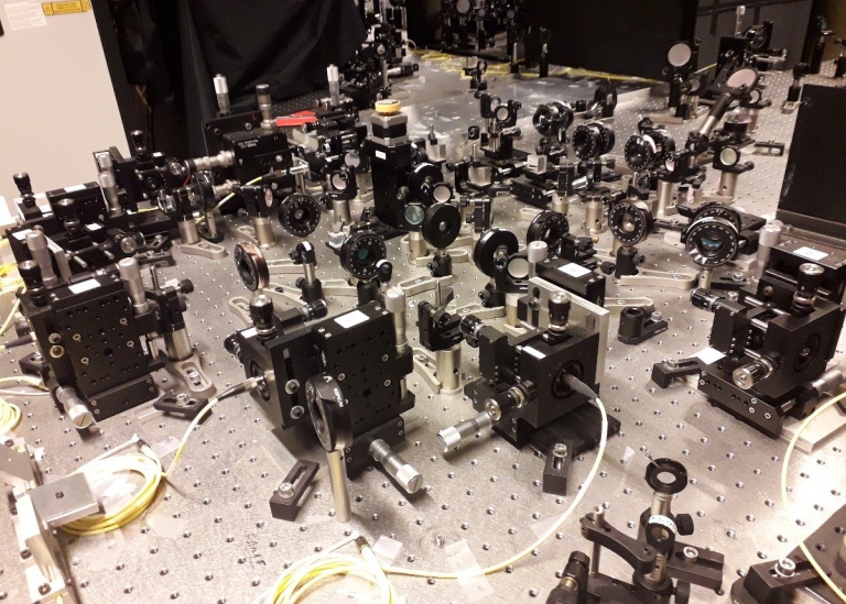 Part of the experimental setup