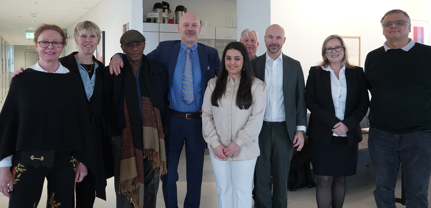 From the left: Birgitta Schwartz, Maria Frostling, Ali Osman, Martin Johansson, Reema Akhtar, Per Se