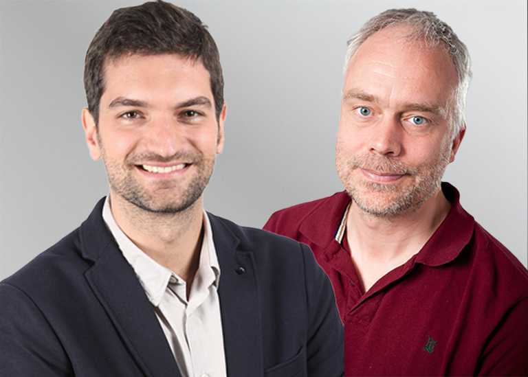 Portrait photos of José Montalban Castilla and Ola Sjöberg