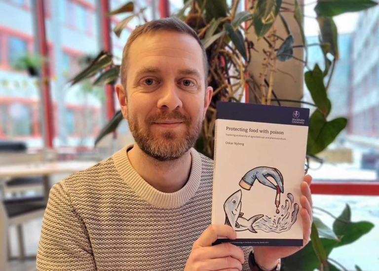 Oskar Nyberg, doktor vid institutionen för ekologi, miljö och botanik.