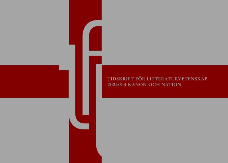 Vol 54, nr. 3 – 4 av Tidskrift för Litteraturvetenskap.