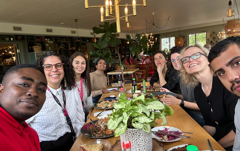 PhD students at the Department of Teaching and Learning. Photo: Private.