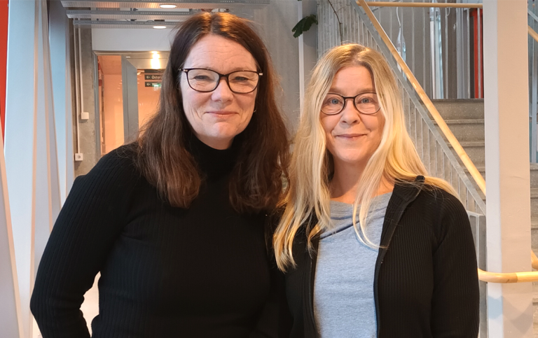 Jenny Berglund och Susanne Olsson.
