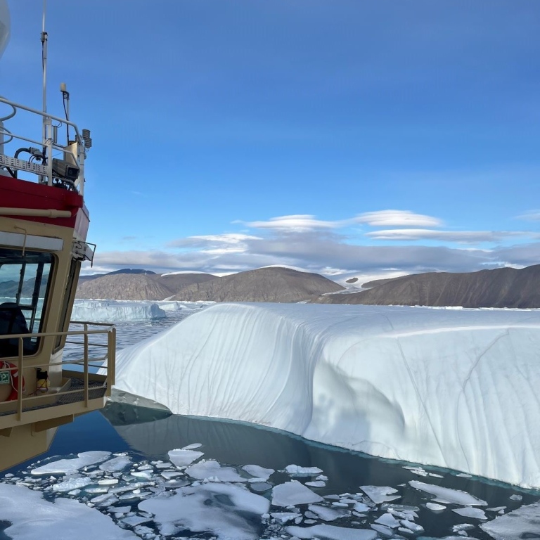 Iceberg from Oden. Photo: Johan Nilsson/MISU/Stockholm University