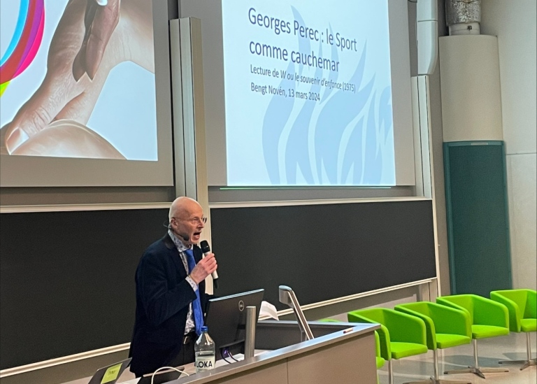 Bengt Novén under Frankofonidagen 2024