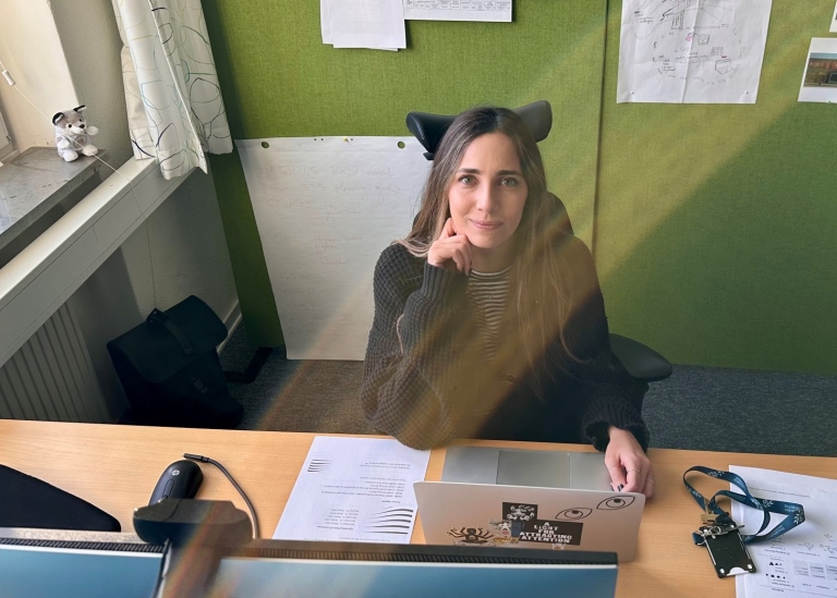 Porträttbild Alexandra Farazouli.