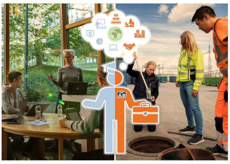 Utbildning och arbete inom miljö och hälsa integrerat