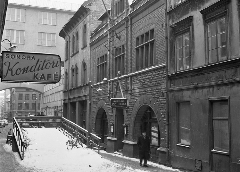 Klara Norra Kyrkogata 8. Arbetareinstitutet