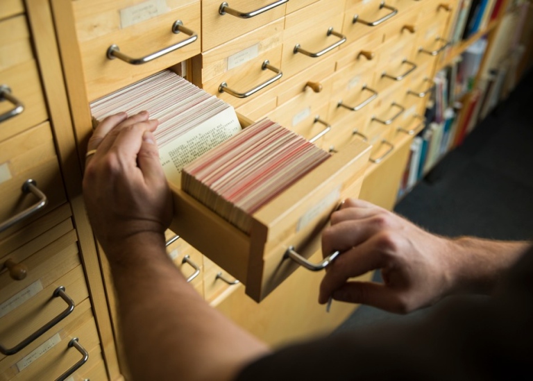 Nilas - Bibliotekets kortkatalog