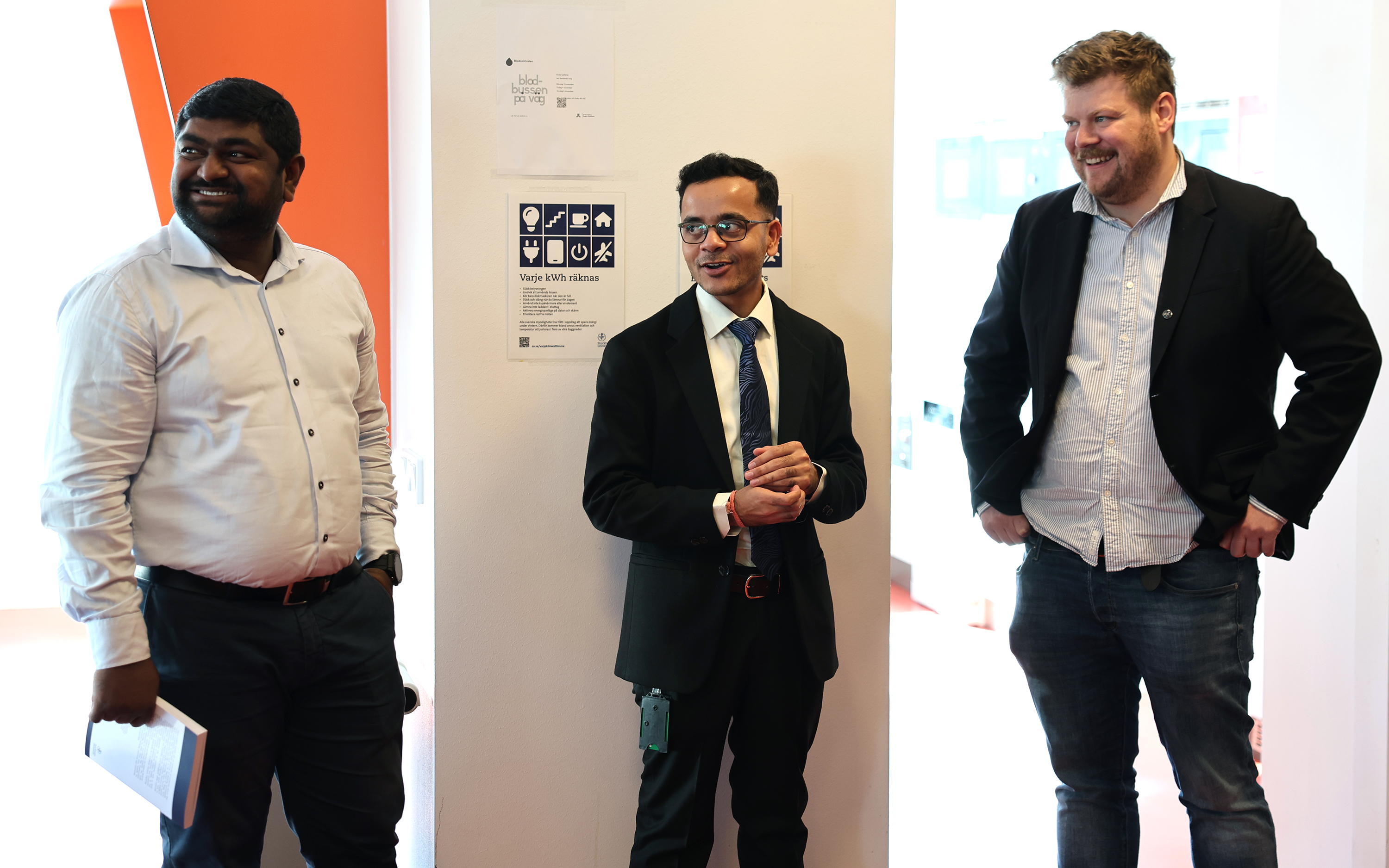Praveen Kumar Donta, Shubham Vaishnav and Sindri Magnússon, DSV.