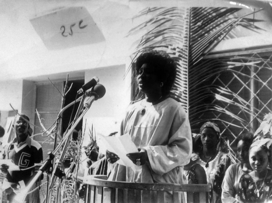 Discours de Mariama Bâ à l'École normale de Rufisque.. Dossier pédagogique Unesco - femmes dans l'histoire de l'Afrique.