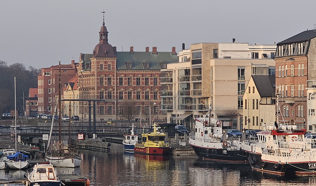 Landskrona harbor.