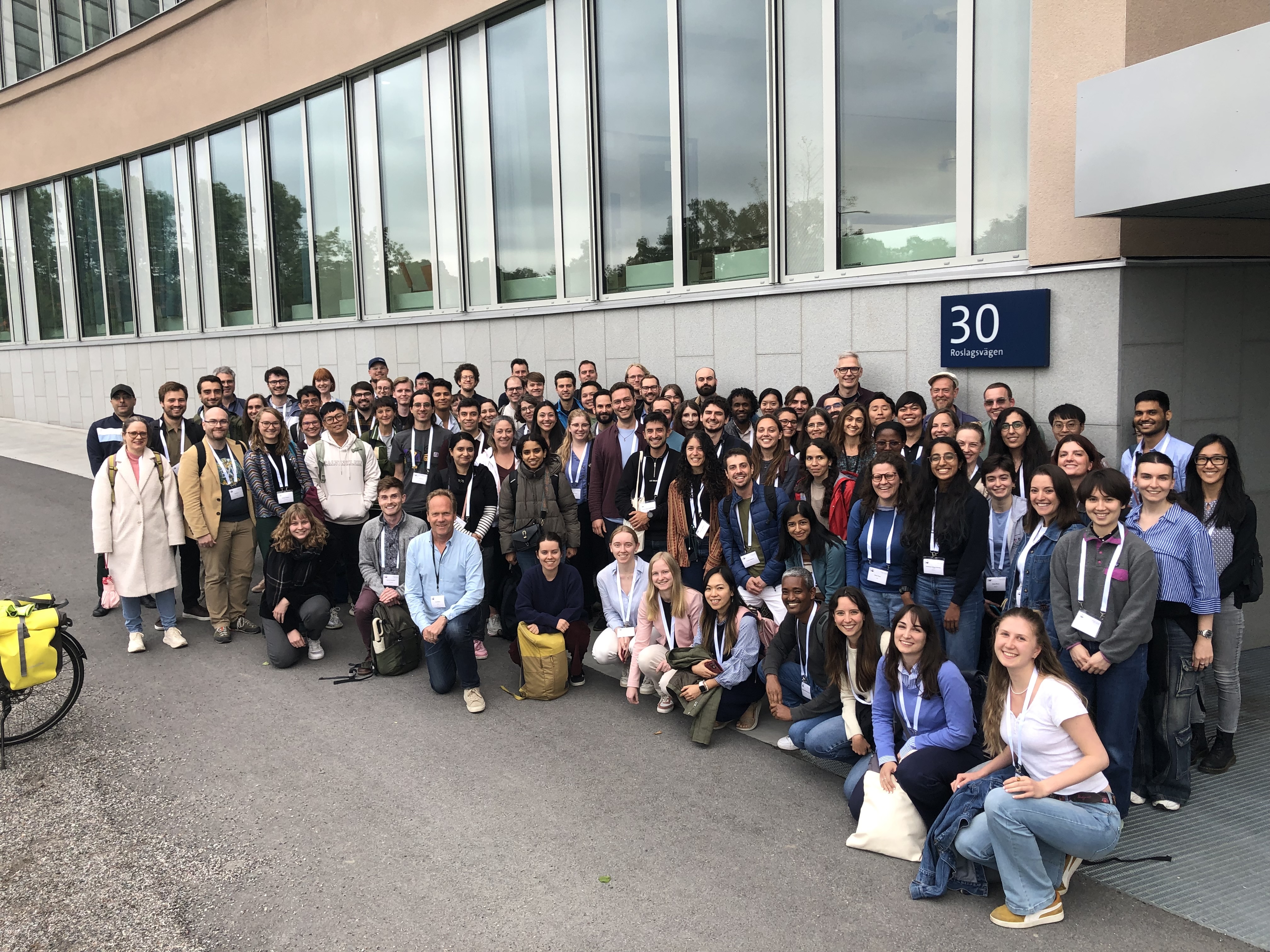 Group photo outside Albano