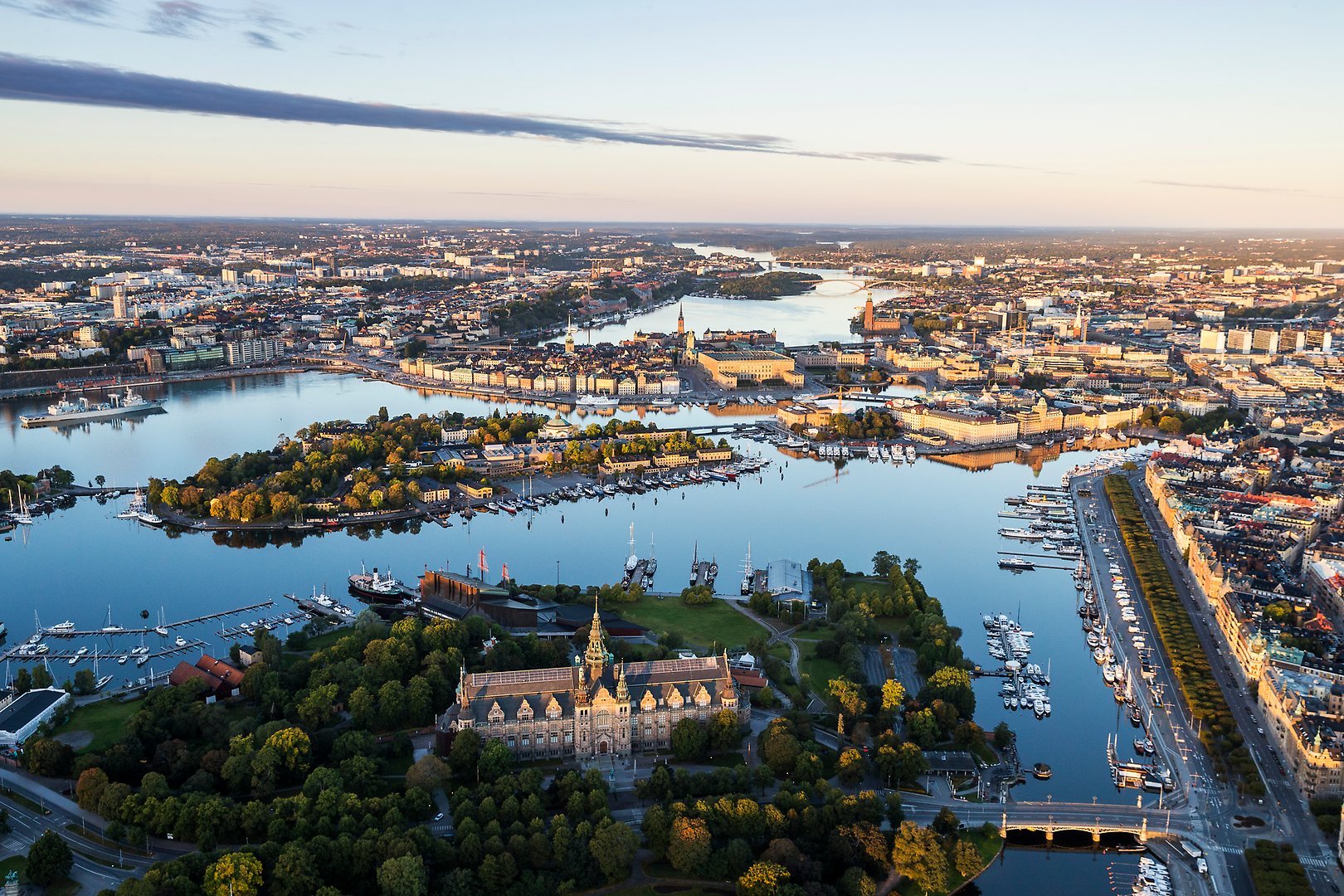 view over Stockholm city
