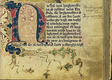 B 154 19 recto (beskuren). Källa KB