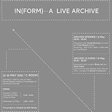 In(form) - a live archive