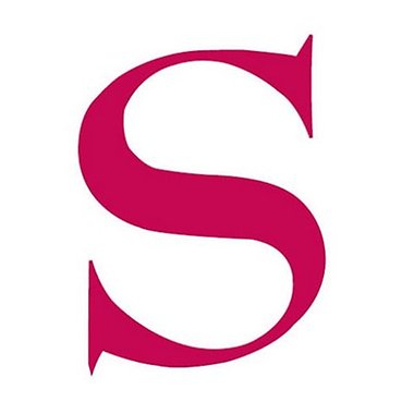 Logotyp för tidskriften Signum: ett stort stiliserat rosa/magenta bokstavs-S på ljus bakgrund.