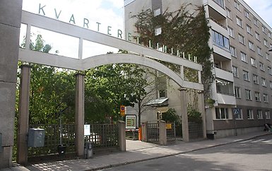 Kvarteret Linjalen på Södermalm.