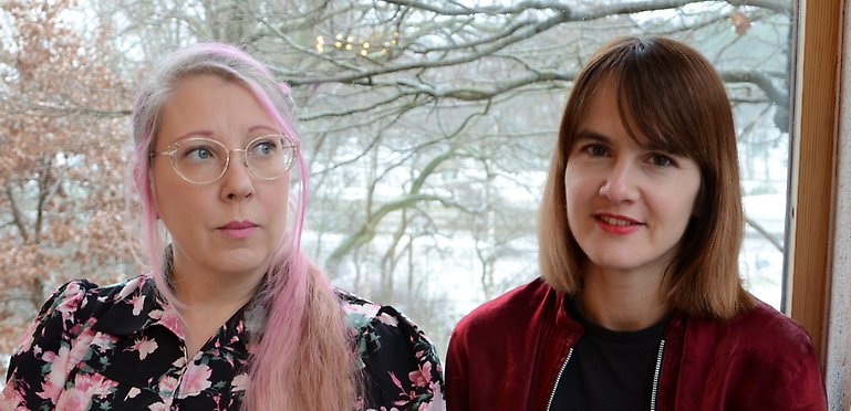 Maria Margareta Österholm och Elin Bengtsson.