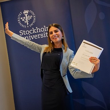 Aula Magna, evenemang, kvinna, student, stående, utbildning