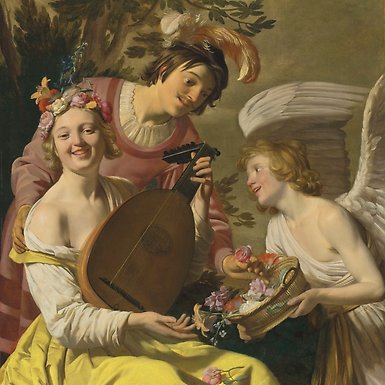 Gerard van Honthorst (Utrecht 1592-1656) Allegory of love