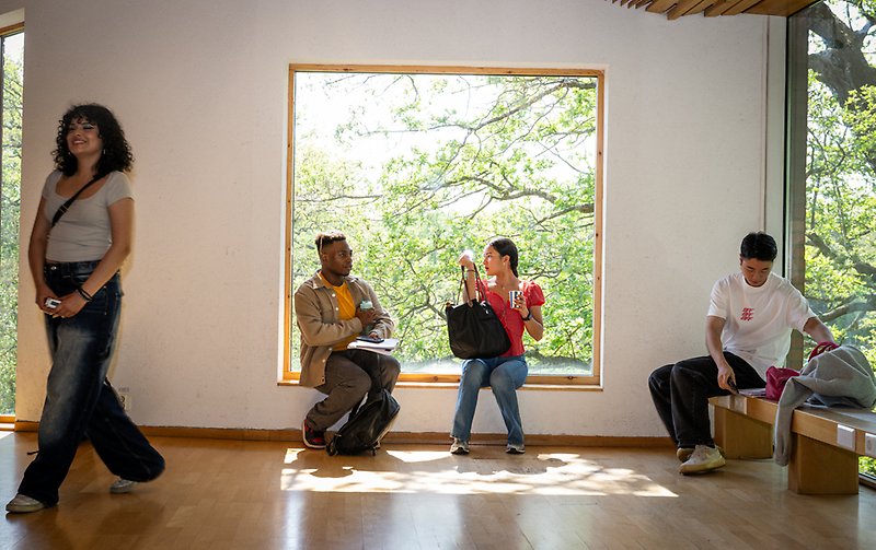Students in Aula Magna.